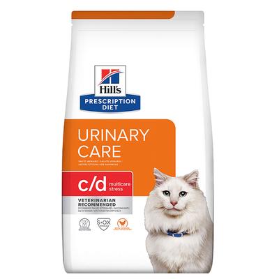 8kg c/d Urinary Stress Chicken Hill's Prescription Diet Dry Cat Food
