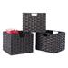 Latitude Run® Foldable Rattan Basket Set in Brown | 9.06 H x 11.02 W x 10.24 D in | Wayfair 32721768ABF54A6EAD1A84423C80186A
