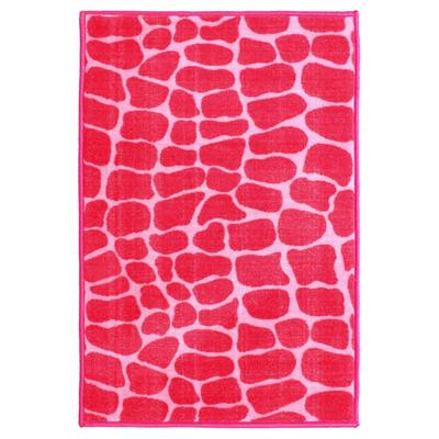 Crocodile Pink Area Rug for Living Room, Dining Room, Kids