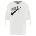 Nike Sportswear Damen T-Shirt Oversized Fit, weiß, Gr. S