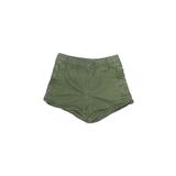 Carter's Shorts: Green Solid Bottoms - Kids Girl's Size 6