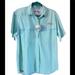 Columbia Tops | Columbia Womans Mint Green Button Down Shirt, Size M. Nwt | Color: Green | Size: M