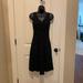 J. Crew Dresses | J. Crew Black Bamboo Palm Tree A Line Summer Dress P0 | Color: Black | Size: 0p