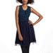 Anthropologie Dresses | Anthropologie Made In Sf Blue Polka Dot And Tulle Dress | Color: Blue | Size: S