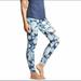 Athleta Pants & Jumpsuits | Athleta Floral Crush Blue Chatarunga Full Length Leggings Size Xs Euc | Color: Blue/Yellow | Size: Xs