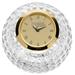 Gold North Texas Mean Green Crystal Golf Ball Clock