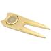 Gold Rhode Island Anchormen Golf Divot Repair Tool