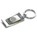 Silver Rider Broncs Curve Key Ring