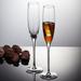 Cheer Collection Classic Sparkling 5 oz. Crystal Flute Crystal | 10.6 H x 2.7 W in | Wayfair BW-10003x2