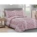 Latitude Run® Pink Standard Cotton Reversible 6 Piece Duvet Cover Set Cotton in Pink/Yellow | Twin Duvet Cover | Wayfair