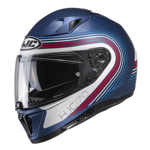 HJC i70 Surf Helm, weiss-rot-blau, Größe S