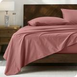 Bare Home Organic Cotton Sheet Set - Crisp Percale Weave