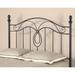 Lyncrest Elegant Full/ Queen Dark Grey Metal Headboard