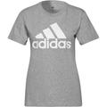 ADIDAS Damen Shirt Loungewear Essentials Logo, Größe L in Grau