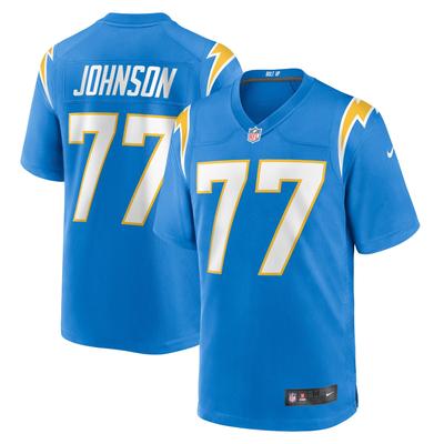 Los Angeles Chargers Nike Game Heimtrikot - Puderblau - Zion Johnson - Herren Image