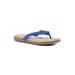 Women's Freedom Thong Sandal by Cliffs in Blue Smooth (Size 7 1/2 M)