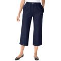 Plus Size Women's 7-Day Denim Capri by Woman Within in Indigo (Size 34 W) Pants