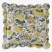 Florence Euro Sham by BrylaneHome in Floral Multi (Size EURO)
