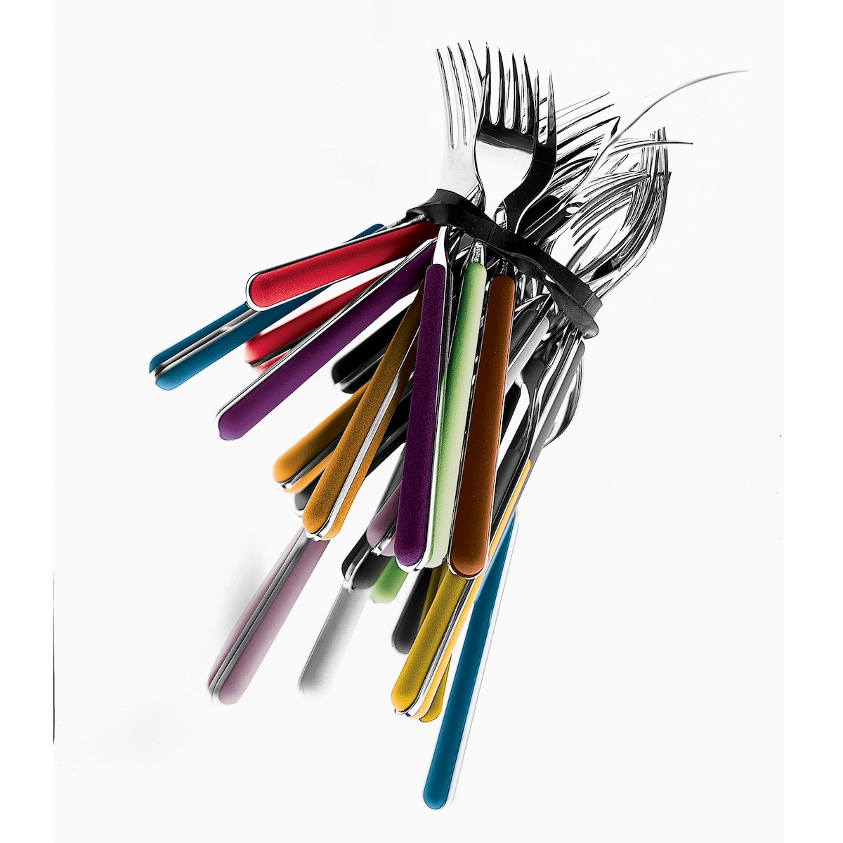 Mepra KUCHENGABEL ORANGE FANTASIA, 12er Set