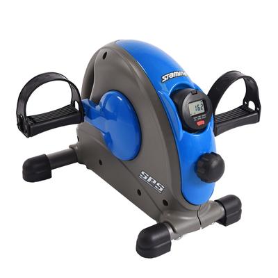 Mini Exercise Bike, Blue Home Fitness Equipment by Stamina in Blue