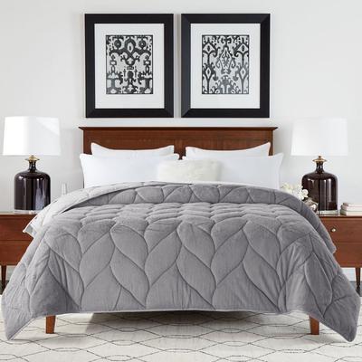 Cozy Grey Down Alternative Comforter Comforters by Waverly in Grey (Size FL/QUE)