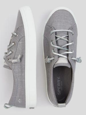 sperry silver sneakers