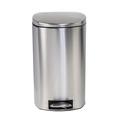 Honey Can Do Stainless Steel 13.2 Gallon Step On Trash Can Stainless Steel in Gray | 25.4 H x 20.1 W x 15 D in | Wayfair TRS-09335