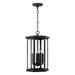 Capital Lighting Fixture Company Walton 19 Inch Tall 4 Light Outdoor Hanging Lantern - 946642BK