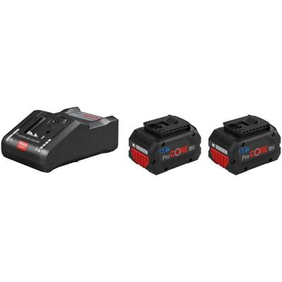 Bosch Akku Starter-Set: 2 x ProCORE18 Volt 8,0 Ah und GAL 18V-160 C Image