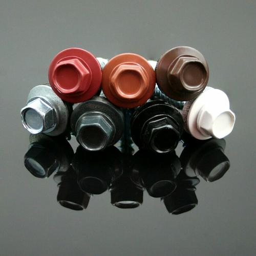 Trapezblechschrauben Braunrot – ral 3011 4,8 x 20 mm 100 Stück