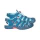 TROLLKIDS - Trekking-Sandalen Kids Kvalvika In Dolphin Blue/Spicy Red, Gr.38