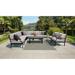 kathy ireland Madison Ave. 10 Piece Outdoor Aluminum Patio Furniture Set 10a