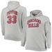 Men's Mitchell & Ness Scottie Pippen Heathered Gray Chicago Bulls Big Tall Name Number Pullover Hoodie
