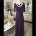 Lularoe Dresses | Lularoe Nwot Purple Maxi Dress Size M | Color: Purple | Size: M