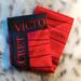 Victoria's Secret Accessories | Hp Vs Logo Scarf | Color: Black/Red | Size: 25 X 25 Inches