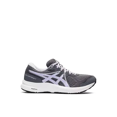 Asics Womens Contend 7 Running Shoe Sneakers - Grey Size 7.5M