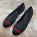 Gucci Shoes | Gucci Flats Black Ballerina Stripe | Color: Black | Size: 7