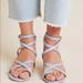 Anthropologie Shoes | Anthropologie Quinn Strappy Heels | Color: Blue | Size: 7.5