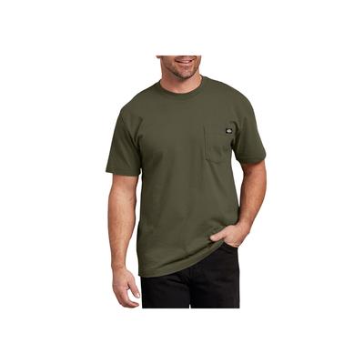 Men's Big & Tall Dickies Short Sleeve Heavyweight T-Shirt by Dickies in Military Green (Size XL)