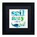 East Urban Home 'Sail Away w/ Me' Framed Textual Art Canvas in Blue/White | 18 H x 18 W x 0.5 D in | Wayfair 330E6ABE95E84D53B201FE7981EF699C