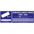 Signaletique.biz France - Panneau Information Surveillance Vidéo 24 h/24. G0325. Signalisation