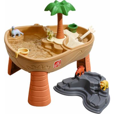 Dino Dig Sand & Wassertisch mit Dinosaurier & Jungle Wasserspieltisch für Kinder mit 7-teiligem