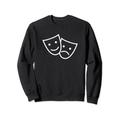 Drama Masks - Comedy and Tragdy Masks Sweatshirt