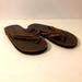 American Eagle Outfitters Shoes | American Eagle Outfitters Leather Flip Flops Size 11 | Color: Brown | Size: 11