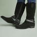 Anthropologie Shoes | Black Suede Cowboy Boots | Color: Black | Size: 7