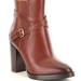 Coach Shoes | Newcoach Jackson Saddle Brown Leather Booties | Color: Brown | Size: 6.5