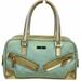 Gucci Bags | Authentic Gucci Satchel Bag Light Blue Canvas Used Gg Handbag Vintage | Color: Blue/Green | Size: Os