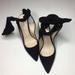 Zara Shoes | Black Suede Pointed Toe Heels | Color: Black | Size: 7