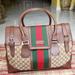 Gucci Bags | Auth Vintage Gucci Boston Large Handbag | Color: Brown/Red | Size: Os