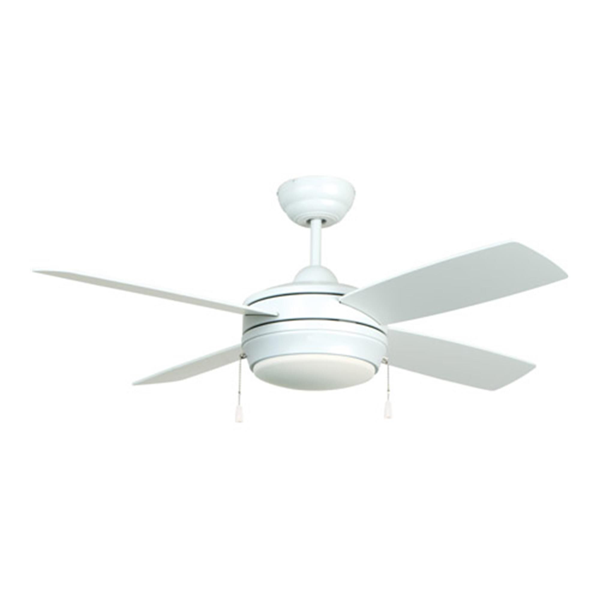 Craftmade Laval 44 Ceiling Fan with Light Kit - LAV44MWW4LK-LED